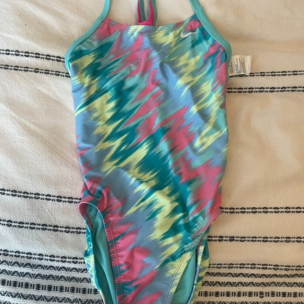 Nike neon tie dye swimwear 30/WMS4